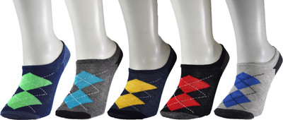 HICODE Men Argyle Low Cut(Pack of 5)