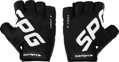 

Sportigoo SPG Gym & Fitness Gloves (XL, Black, White)