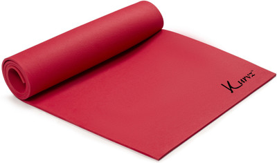 

Kurvz Eco Friendly Anti Skid Yoga & Exercise Mat Red 4 mm Yoga Mat, Maroon