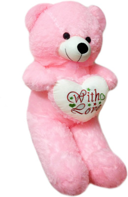 

Toyz Avenue STUFFED TEDDY BEAR / SOFT TOY - 3 FEET (100 CM) PINK - 100 cm(Pink)