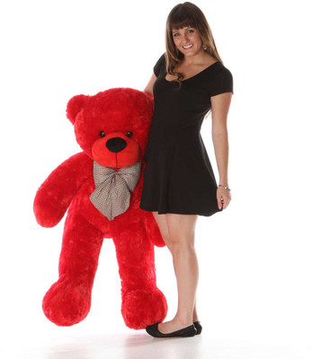 

Sprinkles Cute Bootsy Red 152 Cm Huggable And Loveable For Someone Special Cuddlebug Teddy Bear - 152 cm(Red)