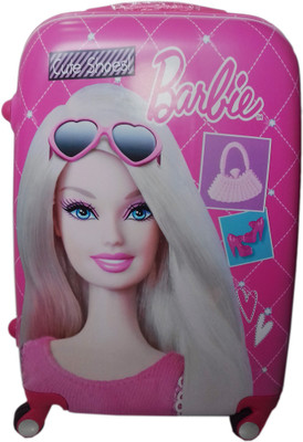 

kidoz kingdom BARBIE TROLLEY BAG 24 INCH 4 WHEEL Check-in Luggage - 24 inch(Pink)