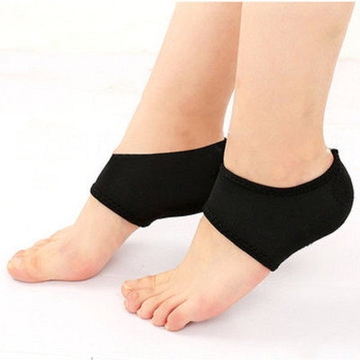 

Generic Thicken Cushion Plantar Foot Support Heel Pain Dancing Foot Protector Heel Support (, Black