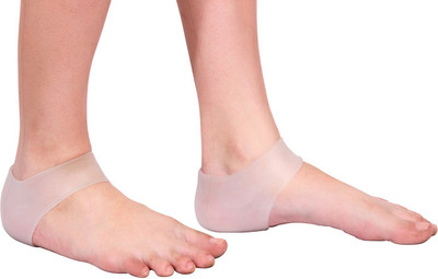 

Sankat Mochan Silicon Heel Socks Ankle Support(White