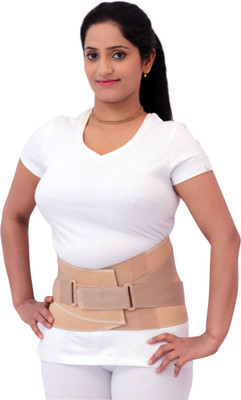 

AEPITO LS-302 LUMBO SACRAL BELT WITH DOUBLE SUPPORT ELASTIC  Back Support (, Beige