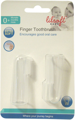 

Lilsoft SILICONE TOOTHBRUSH Soft Toothbrush(Pack of 2)