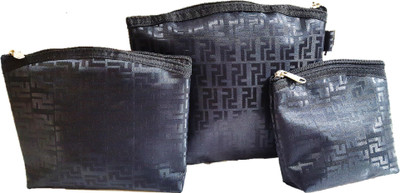 

FORE TREND Cosmetic Pouch(Black)
