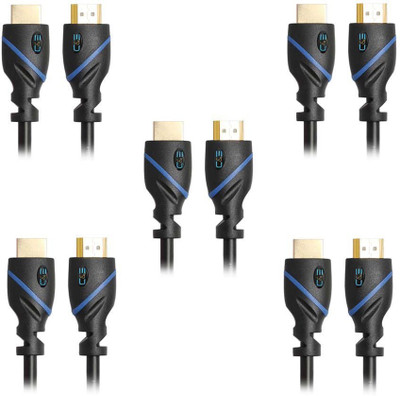 

CE TV-out Cable High Speed HDMI Cable with Ethernet CL3 Certified Supports 3D and Audio Return Channel, 10Feet,5Pack(Black, For Xbox, 3 m)