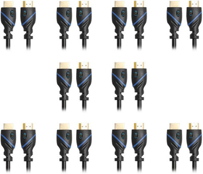 

CE TV-out Cable High Speed HDMI Cable with Ethernet CL3 Certified Supports 3D and Audio Return Channel, 10Feet,10 Pack(Black, For Xbox, 3 m)