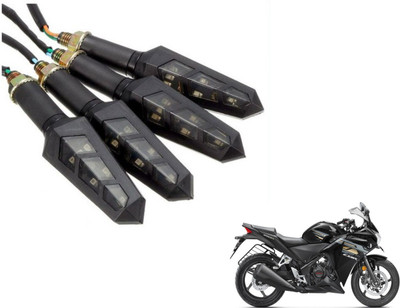 MOCKHE Front, Rear LED Indicator Light for Honda CBR 250R(Yellow)