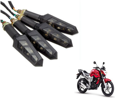 MOCKHE Front, Rear LED Indicator Light for Yamaha FZ(Yellow)