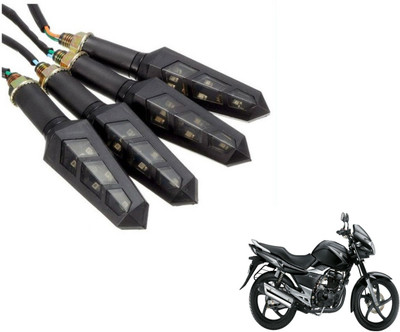 MOCKHE Front, Rear LED Indicator Light for Suzuki GS(Yellow)