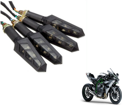 MOCKHE Front, Rear LED Indicator Light for Kawasaki Ninja(Yellow)