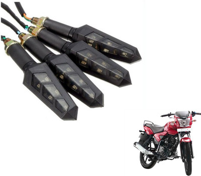 MOCKHE Front, Rear LED Indicator Light for TVS Jive(Yellow)