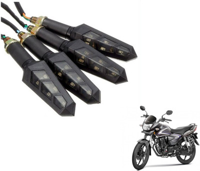 MOCKHE Front, Rear LED Indicator Light for Honda CB Shine(Yellow)