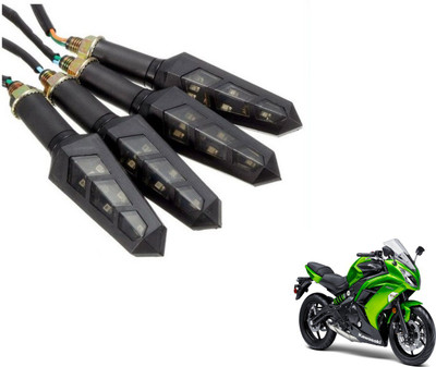 MOCKHE Front, Rear LED Indicator Light for Kawasaki Ninja(Yellow)
