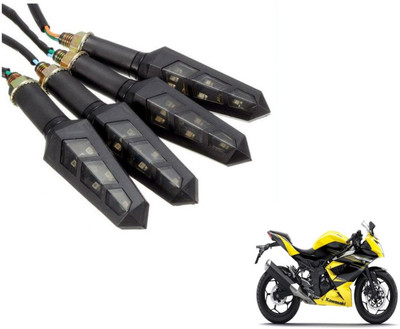 MOCKHE Front, Rear LED Indicator Light for Kawasaki Ninja(Yellow)