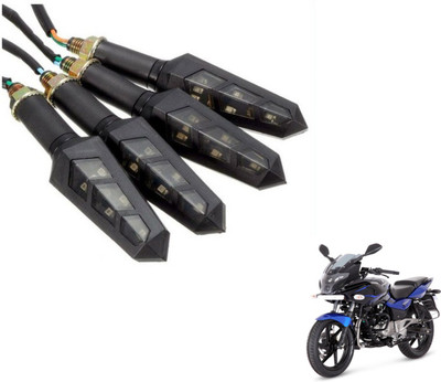 MOCKHE Front, Rear LED Indicator Light for Bajaj Pulsar 220(Yellow)