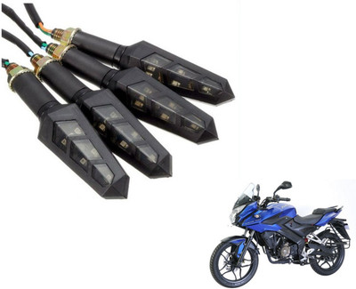MOCKHE Front, Rear LED Indicator Light for Bajaj Pulsar 150 AS(Yellow)