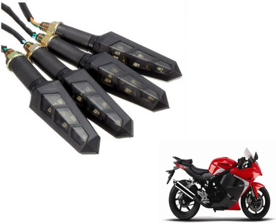 MOCKHE Front, Rear LED Indicator Light for Hyosung GT250R(Yellow)
