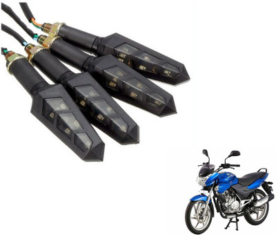 MOCKHE Front, Rear LED Indicator Light for Bajaj Discover 150(Yellow)