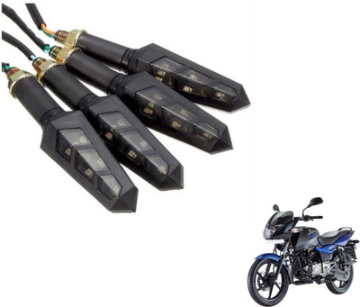 MOCKHE Front, Rear LED Indicator Light for Bajaj Pulsar 150 DTS-i(Yellow)