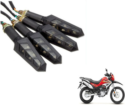 MOCKHE Front, Rear LED Indicator Light for Hero Impulse(Yellow)