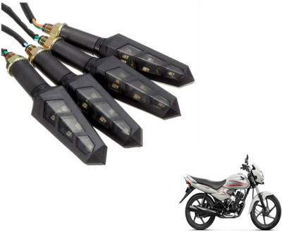 MOCKHE Front, Rear LED Indicator Light for Honda Dream Neo(Yellow)