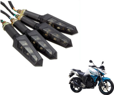 MOCKHE Front, Rear LED Indicator Light for Yamaha FZ S(Yellow)