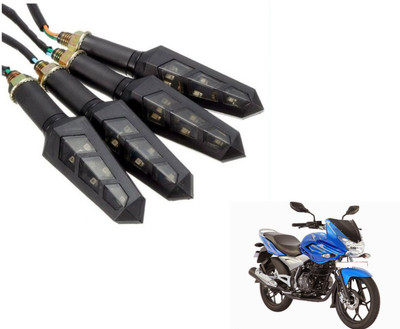 MOCKHE Front, Rear LED Indicator Light for Bajaj Discover 150(Yellow)