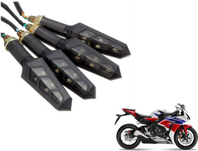 MOCKHE Front, Rear LED Indicator Light for Honda CBR(Yellow)