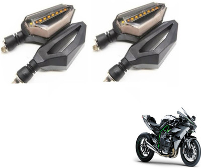 MOCKHE Front, Rear LED Indicator Light for Kawasaki Ninja(White, Yellow)