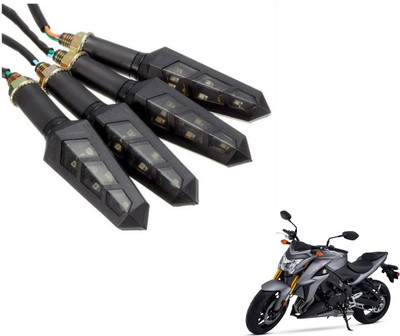 MOCKHE Front, Rear LED Indicator Light for Suzuki GSX(Yellow)