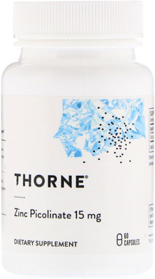 

Thorne Research, Zinc Picolinate, 15 mg, 60 Capsules(60 No)