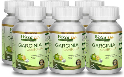 

woxa life 100% natural and herbal Garcinia Cambogia extract contains 70% HCA- 60 Capsules(360 No)