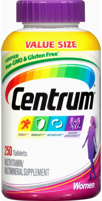 

Centrum Women Multivitamin / Multimineral Supplement Tablet, Vitamin D3 (250 Count)(250 No)