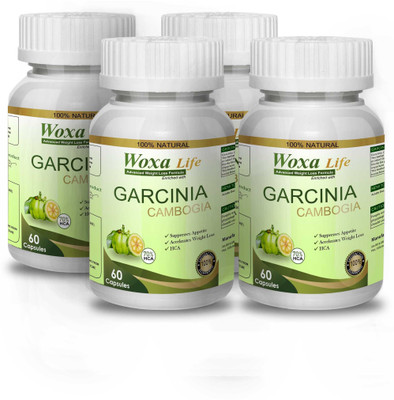 

woxa life 100% natural and herbal Garcinia Cambogia extract contains 70% HCA- 60 Capsules(240 No)