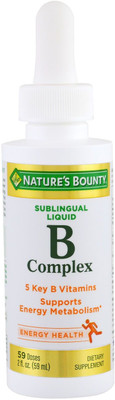 

Nature's Bounty B-Complex, Sublingual Liquid, 2 fl oz (59 ml)(59 ml)