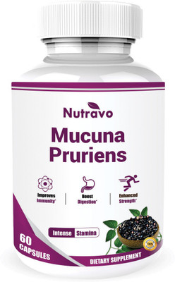 

Nutravo Mucuna Pruriens Extract - 60 Capsules(60 g)