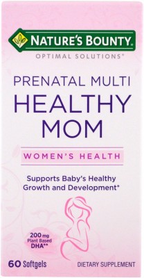 

Nature's Bounty Optimal Solutions, Healthy Mom Prenatal Multi, 60 Softgels(60 No)