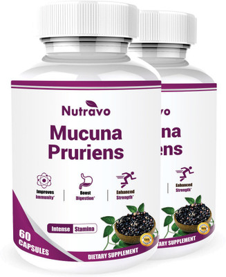 

Nutravo Mucuna Pruriens Extract - 60 Capsules (Pack of 2)(120 g)