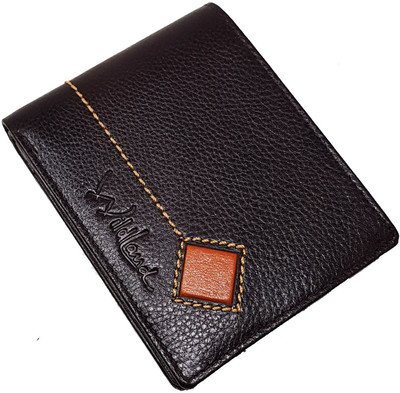 

Wildland Men Casual Black Genuine Leather Wallet(8 Card Slots)