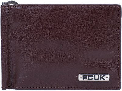 

French Connection Men Brown Genuine Leather Wallet(6 Card Slots), Goat brown