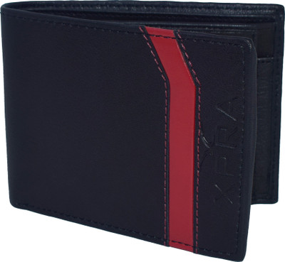 

XPRA Men Black Genuine Leather Wallet(9 Card Slots)