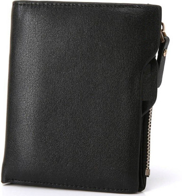 

Lusso Pelle Men Casual Black Artificial Leather Wallet(7 Card Slots)