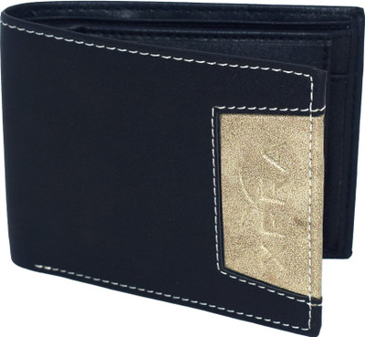 

XPRA Men Black Genuine Leather Wallet(9 Card Slots)