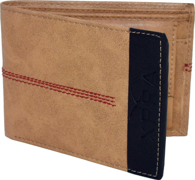 

Xpra Men Tan Genuine Leather Wallet(6 Card Slots)