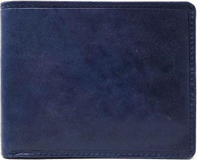 

Wildland Men Casual Blue Genuine Leather Wallet(13 Card Slots)