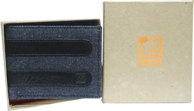 

Leo Men Casual Blue Denim Wallet(8 Card Slots), Multicolor