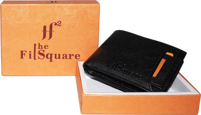 

theFitSquare Men Black Artificial Leather Wallet(3 Card Slots)
